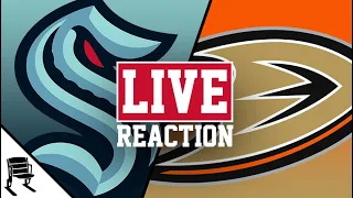 Seattle Kraken vs Anaheim Ducks LIVE fan reaction and play by play!