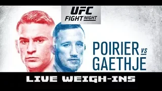 UFC on Fox 29 Official Weigh-Ins: Dustin Poirier vs. Justin Gaethje