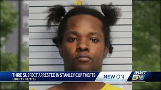 Sheriff: Third suspect arrested in connection to theft of $1k worth of Stanley cups