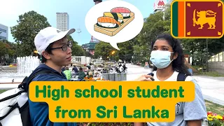 High school student in Japan from Sri Lanka