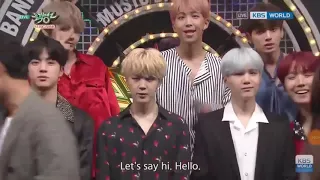 170922 FUNNY MOMENT - BTS (방탄소년단) Music Bank interview