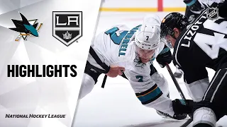 Sharks @ Kings 4/2/21 | NHL Highlights