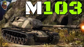 The Former IS-6 Killer. The BEHEMOTH American M103 HEAVY TANK  - War Thunder Gameplay