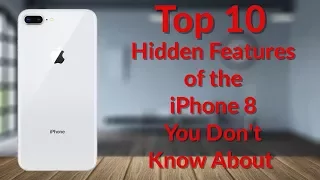 Top 10 Hidden Features of the iPhone X or iPhone 8 - YouTube Tech Guy