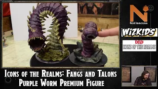 Purple Worm Premium Figure (Wizkids Icons of the Realms) | Nerd Immersion