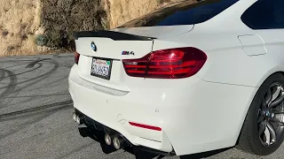 2015 BMW M4 efficient mode exhaust sound clip