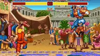 Super Street Fighter II Ken Vs. T.Hawk (Hardest Difficulty)