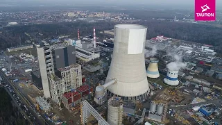 Zobacz jak wygląda chłodnia kominowa nowego bloku 910MW budowanego w Elektrowni Jaworzno