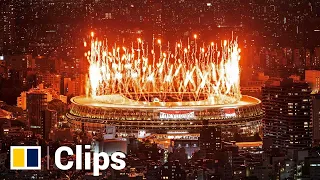 Tokyo marks Olympics opening ceremony with fireworks and drone display