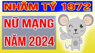 Xem Tử Vi Nữ Mạng Tuổi Nhâm Tý 1972 Năm 2024 Giáp Thìn