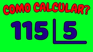 COMO CALCULAR 115 DIVIDIDO POR 5?| Dividir 115 por 5