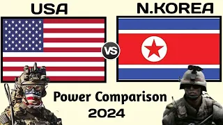 USA vs North Korea military power 2024 | North Korea vs America military power 2024 | world military