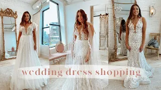 WEDDING DRESS SHOPPING ⎮ Trying on 24 dresses!