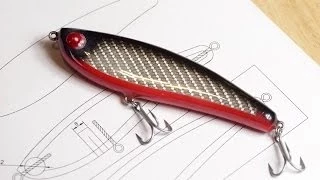 Making a Bulletproof Glide (Jerk) Bait Fishing Lure Part 2 of 2