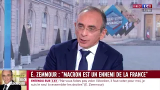 Zemmour : "Macron est un ennemi de la France"