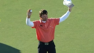 Alex Cejka aces the par-3 17th hole at The Honda Classic