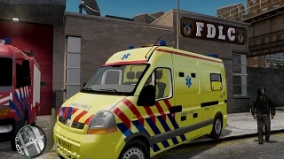 GTA IV - Firefighter Mod - Dutch Ambulance Service