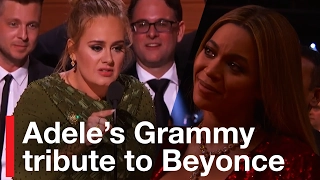 Adele's Grammy Tribute to Beyonce