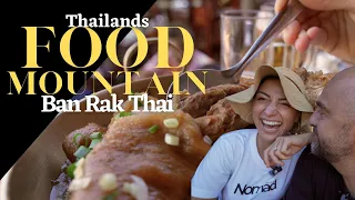 Street Food local Style in Thailand's most beautiful village, Ban Rak Thai