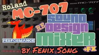 Roland MC-707: Performance Mixer Mode!!! #mc707 #roland #groovebox #synth