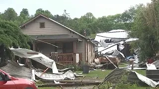 Homeowners hunker down during storm in Gilmer County