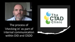 The process of ‘checking in’ as part of internal communication within DID and OSDD