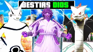 Desbloqueando TODAS las BESTIAS DIOS de ANIME en GTA 5 !! (PELICULA)