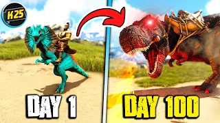 I Spent 100 Days in Ark DOX, You won't Believe what Happened😬