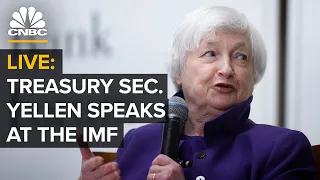 LIVE: Treasury Secretary Janet Yellen holds a news conference at the IMF   — 10/14/22