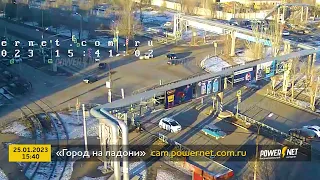 ДТП (авария г. Волжский) ул. Карбышева - ул. Академика Королева 25-01-2023 15-40