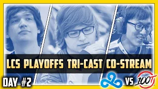 THE TRINITY (LCS 2021 Co-Streams | Spring Split | Playoffs Day #2: C9 vs 100)