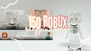 150 robux shopping spree! | *aesthetic* | roblox | PREPPYWOR1DD | credits to outfit owners