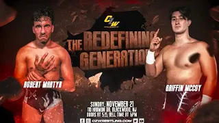 Griffin McCoy vs. Robert Martyr | CZW The Redefining Generation 2021