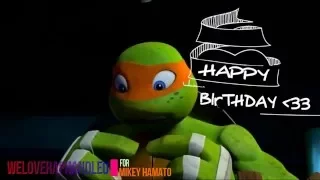 TMNT Shake it off,  HAPPY BIRTHDAY MIKEY HAMATO!!!