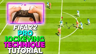This PRO JOCKEYING TECHNIQUE is GAME CHANGING in FIFA 22 | JOCKEYING TUTORIAL | FIFA 22 TUTORIAL
