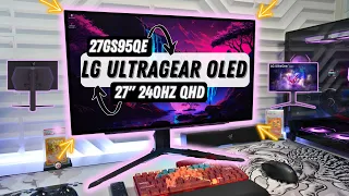LG 27GS95QE-B 27" UltraGear OLED Gaming Monitor Unboxing & Review