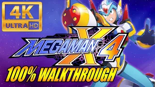 MEGA MAN X4 [X] (PS5) - 100% Full Gameplay Walkthrough (4K/60FPS)