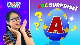 Learn ABC Surprise Eggs |  Teaching ABC Phonics |  English Words Alphabet