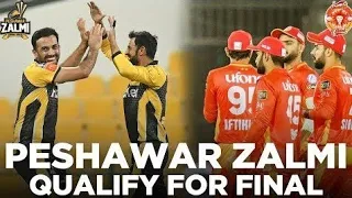 Peshawar Zalmi Qualify for final || Islamabad United vs Peshawar Zalmi match Peshawar won #shorts