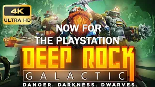 Deep Rock Galactic | Playstation Launch Trailer | 2021 | (4K)