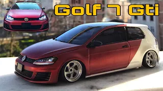 Volkswagen Golf 7 Gmg Garage Folyosuyla Çift Renk Kaplama | 1:18 Diecast Model