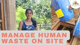 Manage Human waste with a Bio Digester