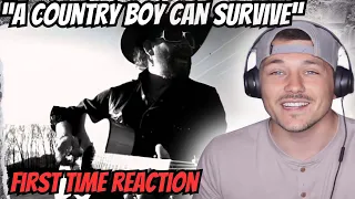 New Country Music Fan REACTS to Hank William's Jr.- "A Country Boy Can Survive"