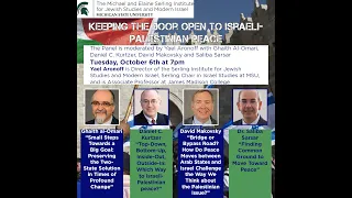 Keeping the Door Open to Israeli-Palestinian Peace