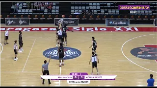 U18M - REAL MADRID vs MOLINA BASKET - Cpto. España. Zaragoza 2019 (BasketCantera.TV)