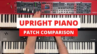 Nord Stage 4 vs. Yamaha YC88 - Upright Piano Sound Comparison