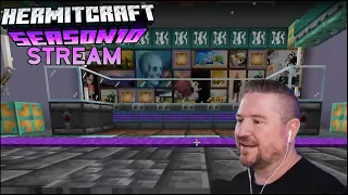 Making The Cyberpunk Record Shop! - Hermitcraft S10 Stream