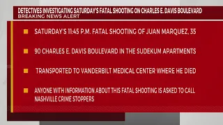 Metro Police investigating deadly shooting on Charles E. Davis Boulevard