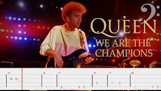 Queen - We Are The Champions (Bass tabs) By Chami's Arts