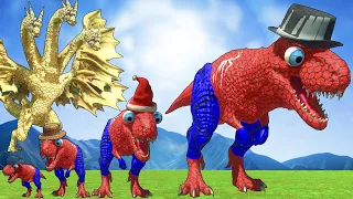 BEST VELOCIRAPTOR & Indoraptor VS SPIDER T-REX: Recue Baby Kong Godzilla JURASSIC WORLD 4 EXTINCTION